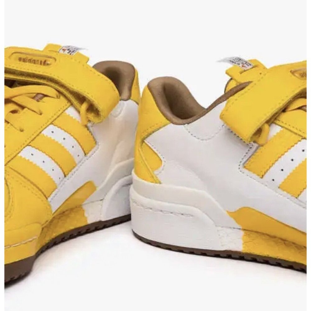adidas Forum Low 84 x M&M's Shoes Yellow White GY6317 Men's Size 10.5 NEW - Picture 7 of 9